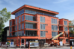 Calgary Palfreyville Condo's Choose Superior Breathable SRP Rainscreen Membrane from InterCoast Building Solutions Vancouver BC