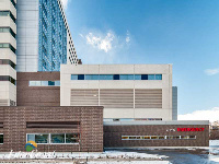 Ten Plus Aluminum Architectural Products - Model H6451 Storm Blade Louvers at Humber River Hospital, Toronto ON Image 1